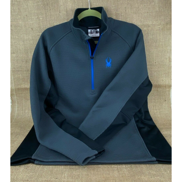 Spyder Shirts Spyder Mens 4 Quarter Zip Outbound Jacket Pullover